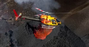 tour helicopter reunion island volcano